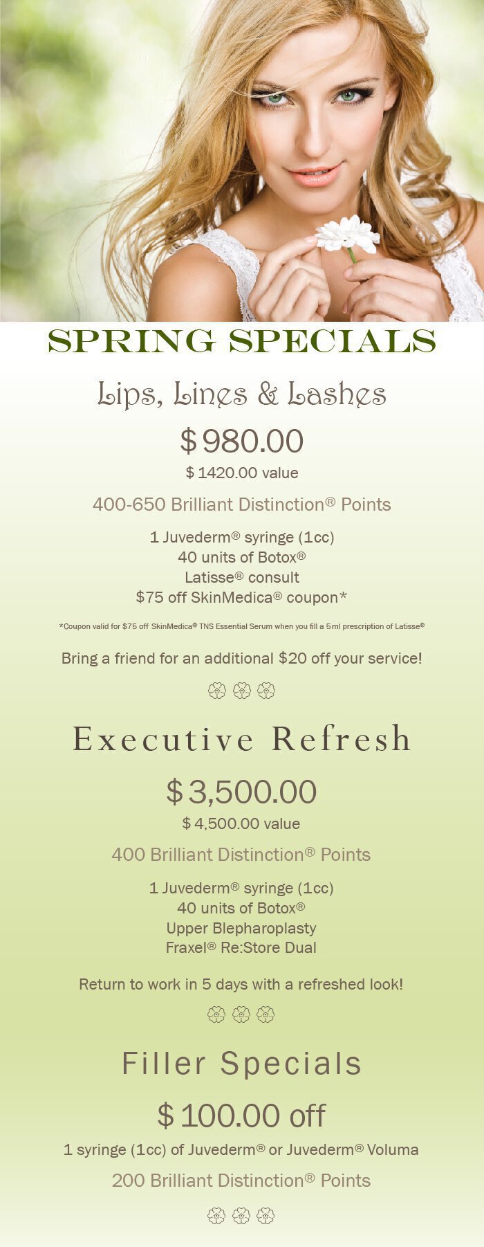 2014 Spring Specials