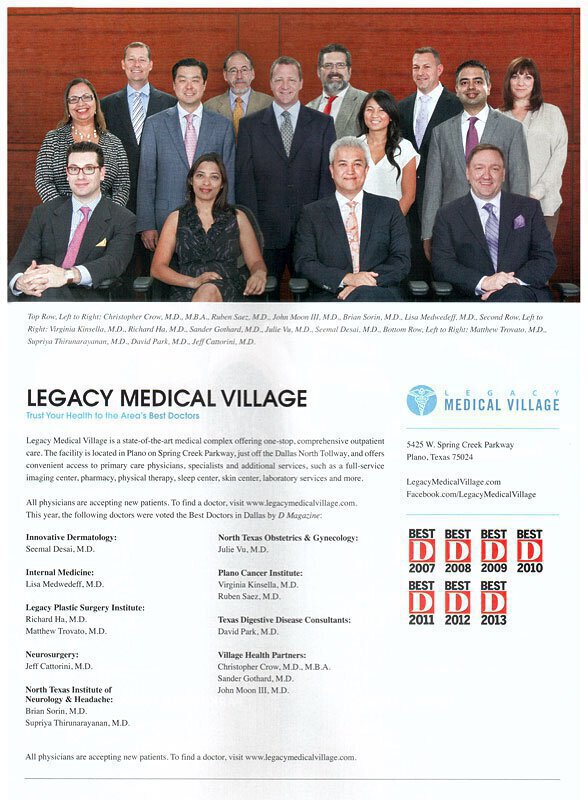 Best Docs of the Legacy Medical Village article