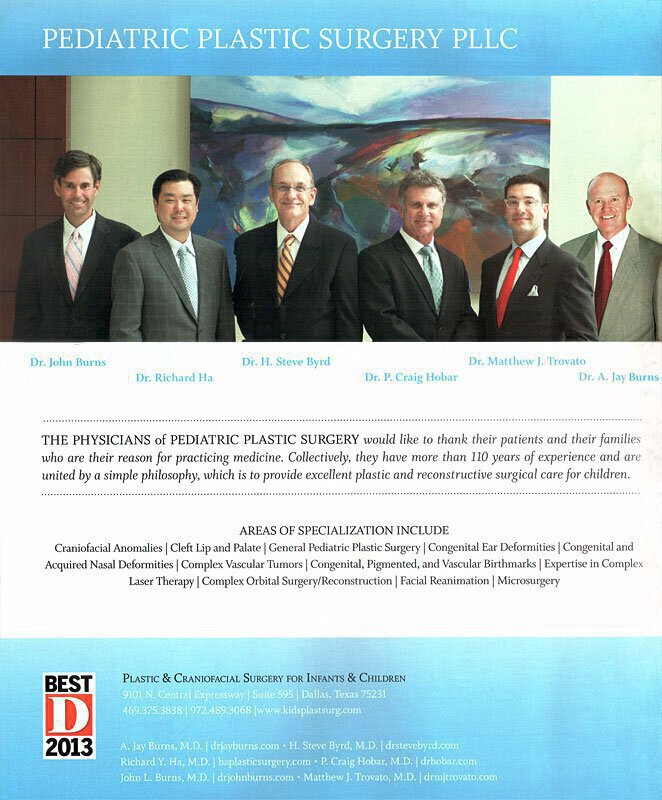 Doctors of Pediatric Plastic Surgery Institute flier
