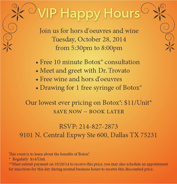 October 2014 Happy Hours